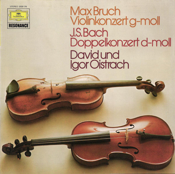 max bruch violinkonzert g-moll â¢ j.s. bach doppelkonzert d-moll